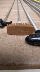 Mixed Lot of (10) Rifle Cleaning Long Rods and Accessories