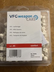 VFG REGULAR wool felts for cleaning rod system .45 cal