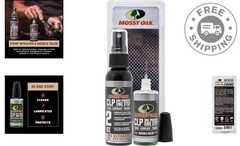 Dual Bottle MOSSY OAK CLP Gun Oil | Cleaner & Protectant for Firearms | 3 Oz