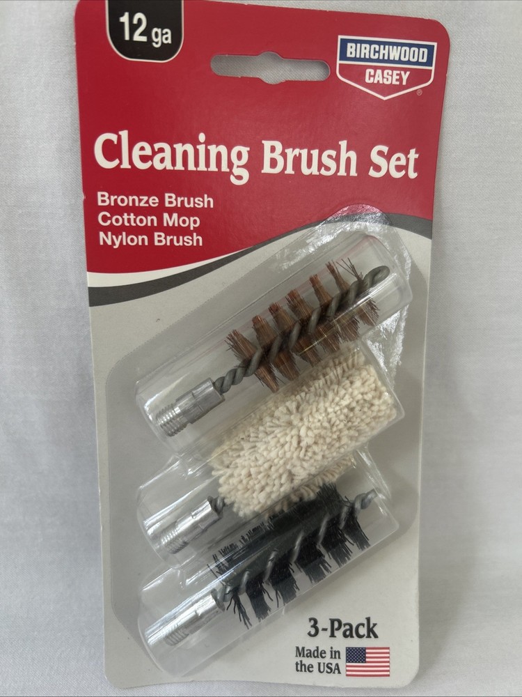 Birchwood Casey 12ga Cleaning Brush Set. 41260. H30-31