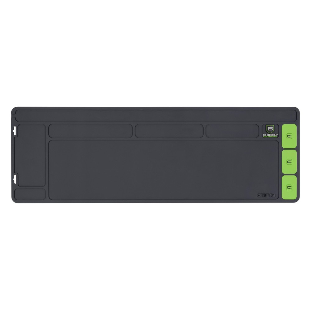 Breakthrough Clean BTSGMR Shield Mat Gray and Green PVC 35.88″x11.88″