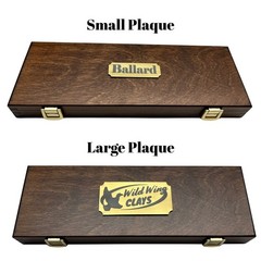 SHOTGUN Cleaning Kit 12 / 20 ga Wood box w/Snap Caps – Free Personalization