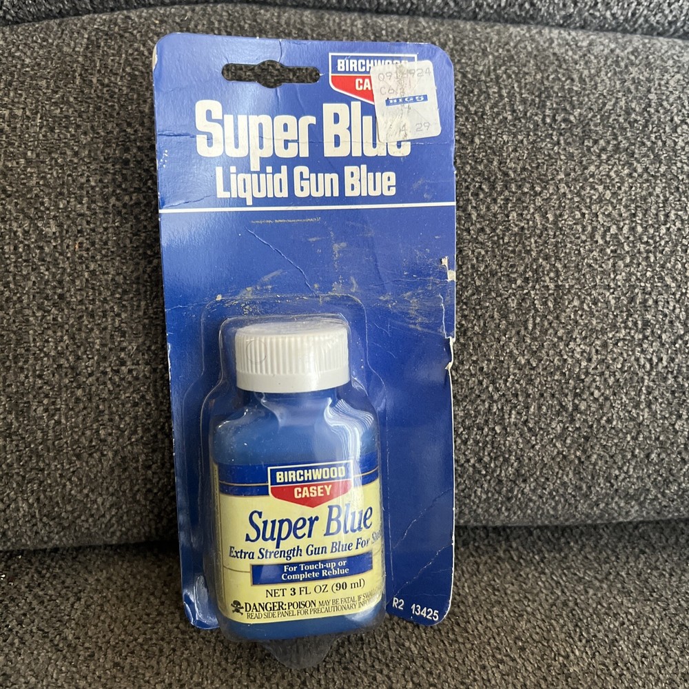 Vintage Birchwood Casey Super Blue Liquid Gun Blue 3oz #13425 1/1 On eBay