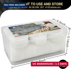 Thick Gun Cleaning Patches, Gun Cleaning Pads with Storage Box Gun Cleaning Clot