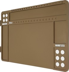Durable Anti-Slip Gun Cleaning Mat with Magnetic Organizer Trays – 16.5″x10.43″