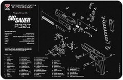 TekMat Cleaning Mat for use with Sig Sauer P320, Black