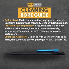 McJ Tools Cleaning Bore Rod Guide 308 308, Black