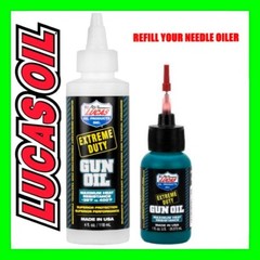 LUCAS Extreme Duty REFILL 4oz Gun Oil 10877 & 1oz Needle Oiler 10875