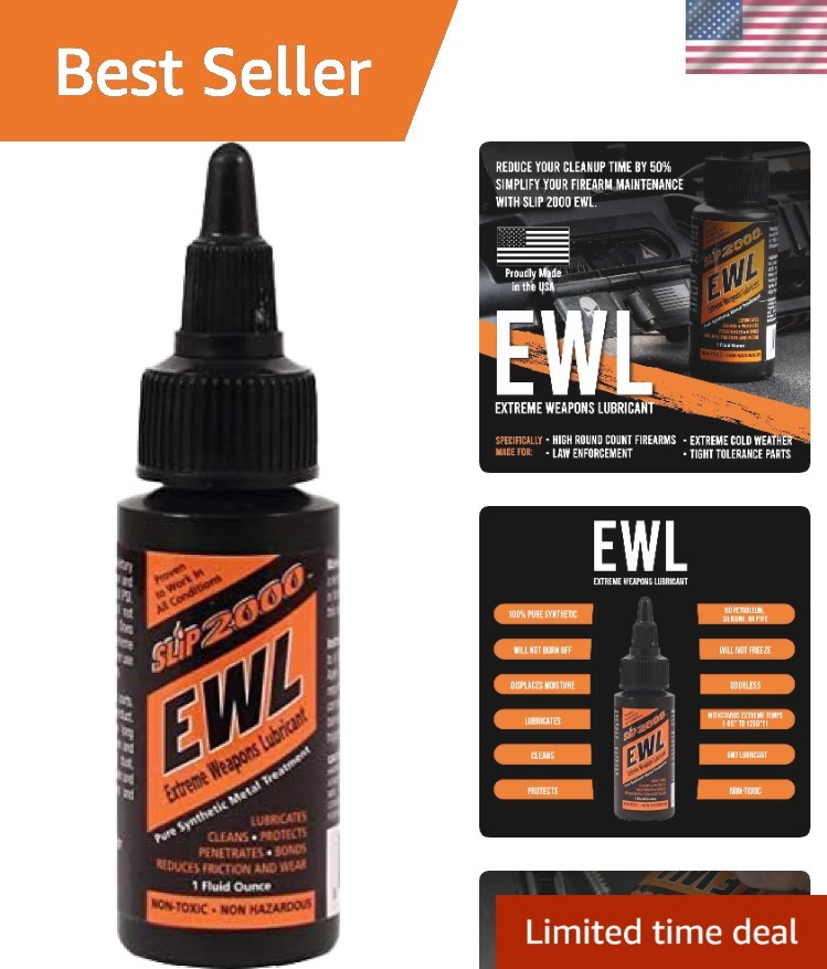 1oz EWL CLP Gun Lube – Superior Synthetic Protection for All Firearms