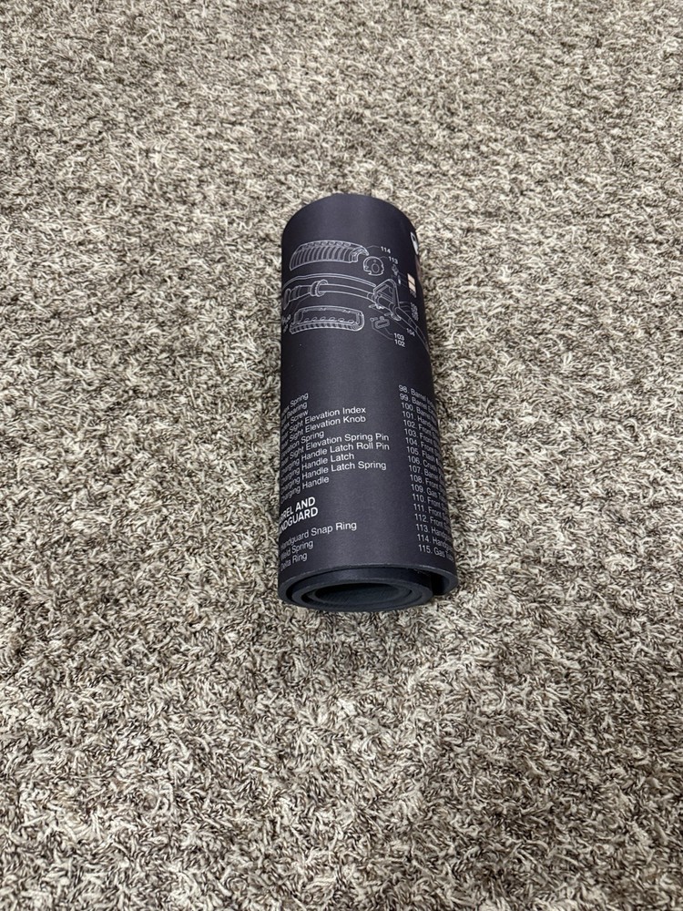Falko Tactical Long Gun Cleaning Mat, 12″x35″, 1/8″ Thick, Black