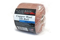 Copper Wool (FINE Grade) – 1lb Roll – by Rogue River Tools. Made in USA! Pure