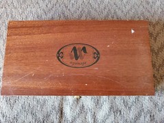 Vintage Aguinaga gun cleaning kit.
