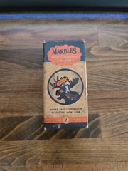 VTG MARBLES Gun Cleaning Patches Moosehead logo (full box)