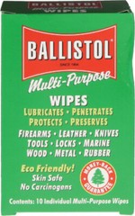 Ballistol Multi-Purpose Wipes ORMD Knife 120106 Contains 10 individually wrapped