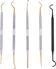 New Stainless Steel Gunsmith Armorer Pick Set Cleaning Picks & Double-End Brushe
