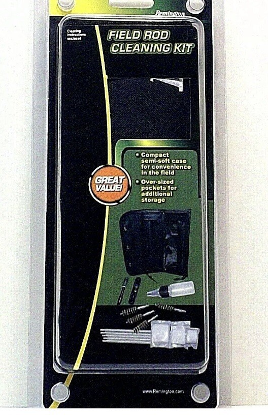 Remington Field Rod Cleaning Kit, Rifle Md: 17639 Hunting Compact Shooting Range