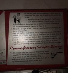 Vintage Outers Gunslick Rifle Kit Red Tin Metal Box No. 477 Incomplete