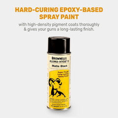 Brownells Aluma-Hyde 2 Epoxy Based Firearms Finish Aerosol Can Matte B