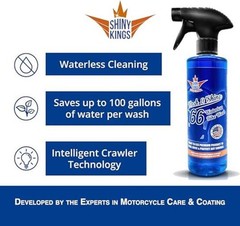 Motorcycle Cleaner Wash&Shine 66 | WATERLESS Motorcycle Wash with Ultra Shine