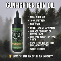 4Oz Bottle – 100% Synthetic Lubricant for Firearms
