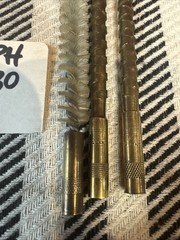 PARKER-Hale Vintage cleaning jags(3)x J30 & .375 Brush Made In England w/patches