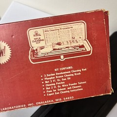 Vintage Outers 22 Caliber Rifle Gun Cleaning Kit No. 477 Gunslick Case w/ Box