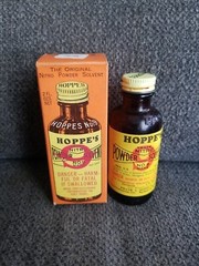 Vintage HOPPE’S No.9 Powder Solvent Gun Rifle Cleaning Oil 2oz 40% full
