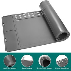 CKPART Gun Clean Mat, Magnectic Cleaning Mat for All Guns Extra Large Grey