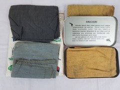 Vtg Sears Silicote Siliconized Cloth Tin Hoppe’s Rag Shop Towel Gun And Reel