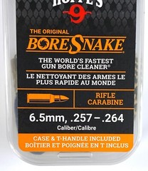HOPPE’S 6.5mm, .247-.264 cal Rifle BORESNAKE DEN Cleaning Kit – 24013D