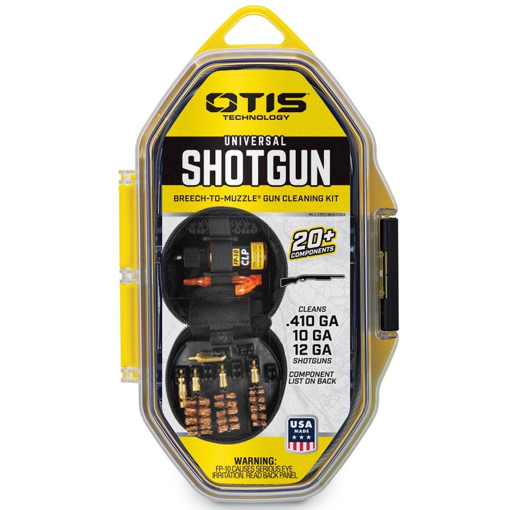 Otis Technology Universal Shotgun Cleaning Kit Breech To Muzzle ( .410/20/12 GA)