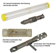 Deluxe .30 Cal Rifle Cleaning Tool Combination T Handle and Oiler