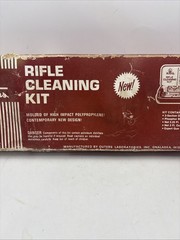 VINTAGE Outers Gunslick Rifle Cleaning Kit No. 477 Original Black Case .22 USA