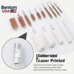 26Pcs Gun Cleaning Kit-Barrel Cleaning Tools for Rifle-Shotgun-Handgun, Include