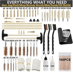 Kit Limpieza Armas Universal Rifle Pistola Escopeta
