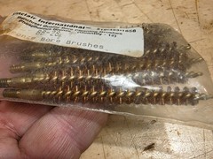 10 Phosphor Bronze 7mm & .280 cal Rifle BORE Cleaning Brush BRUSHES Std 8-32