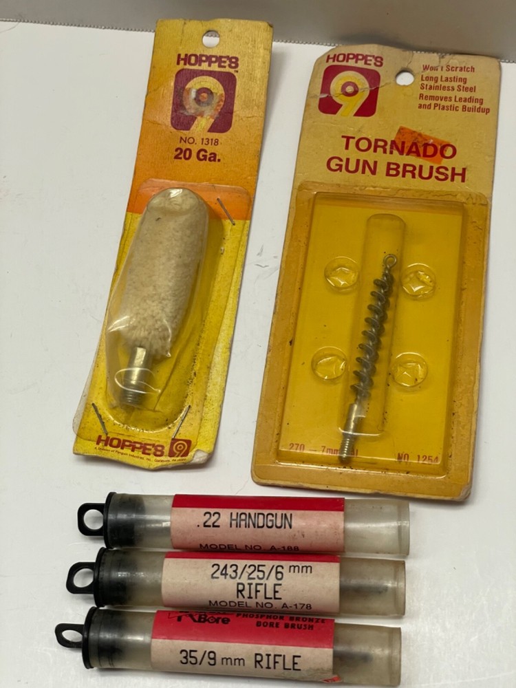 Kleen bore gun cleaning supplies, phosphor bronze brush, 20GA Mop, Tornado Brush