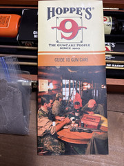 Hoppe’s .22 Cal Gun Cleaning Kit w/ Wooden Case, Oil, Bore Cleaner, Patches