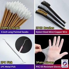 12Ga /9mm / 5.56mm Bore Cleaner+ 5oz CLP Oil(Needle+Spray) Cleaning Kits,Clea…