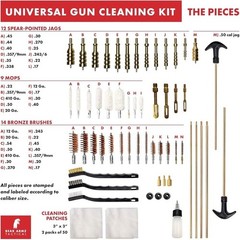 Gun Cleaning Kit All-in-One Pistol Rifle Shotgun Accessories Durable Case New