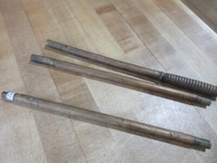 3 Piece Wood & Brass Cleaning Rod (w10) 4