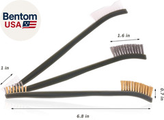 Gun Cleaning Brushes Picks Kit Set Brass Copper Steel Nylon Stainless Steel Ploy