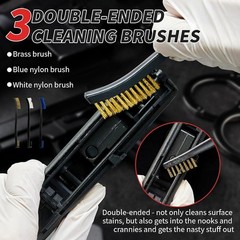 Gun Cleaning Kit in Big Box 4-in-1 Cleaning Supplies Includes Brushes Patches