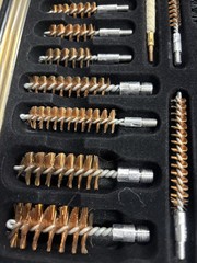 DAC Super Deluxe Gun Cleaning Piece Multi Caliber Silver Case Excellent 62 Pc