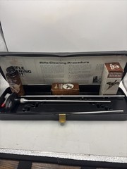 VINTAGE Outers Gunslick Rifle Cleaning Kit No. 477 Original Black Case .22 USA