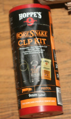 Hoppe’s 9 Bore Snake CLP Kit – 9mm Caliber Pistol – Cleaning Kit – New