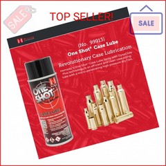 Hornady One Shot Case Lube, 10 oz / 14 fl oz – Aerosol Dry Lube, with DynaGlide