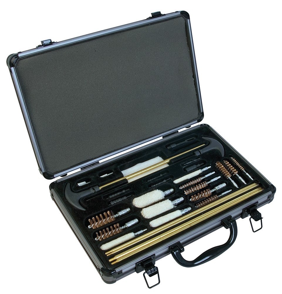 Outers 32-Piece Universal Gun Cleaning Kit Aluminum Case – 70091