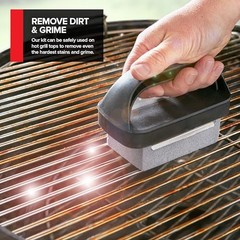15-Piece Griddle Cleaning Kit, 10 Scouring Pads, 2 Grill Stone Bricks, 15 Piece