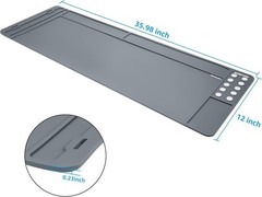 36×12 Rifle Gun Cleaning Mat Magnetic Anti-Slip Rubber Tactical Maintenance Pad